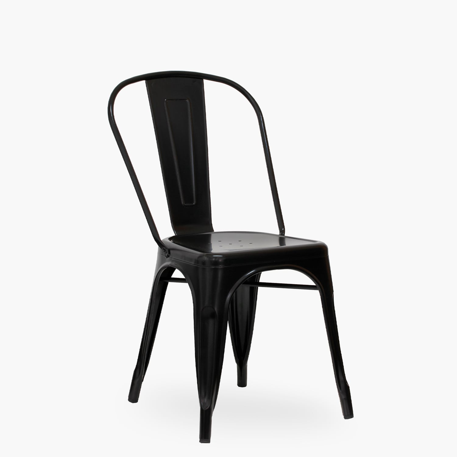 SILLA FORM DESIGN ACERO NEGRO TOLIX RÉPLICA - 3