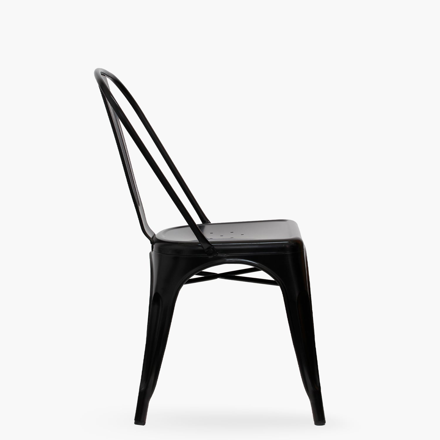 SILLA FORM DESIGN ACERO NEGRO TOLIX RÉPLICA - 4
