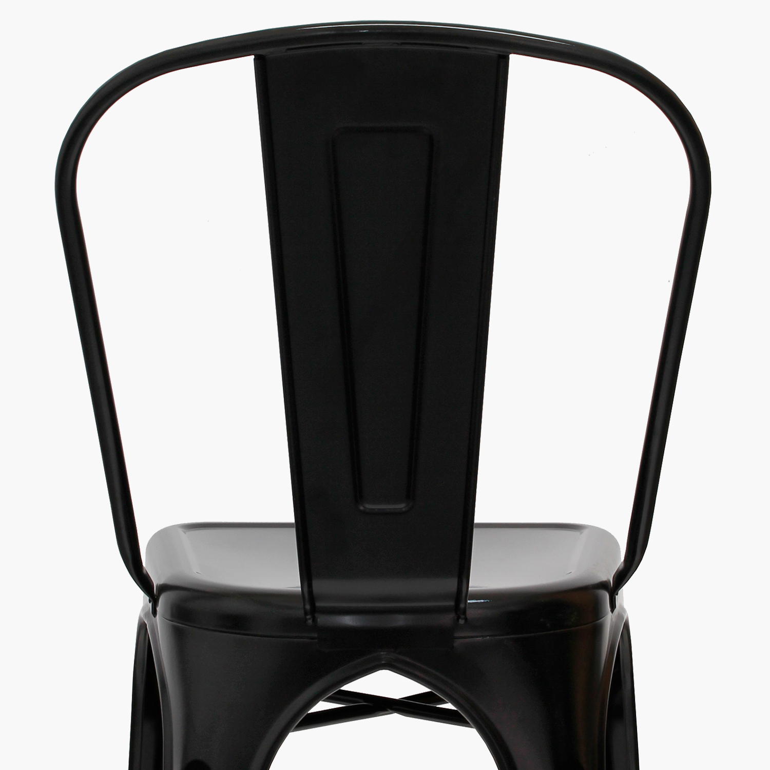 SILLA FORM DESIGN ACERO NEGRO TOLIX RÉPLICA - 6