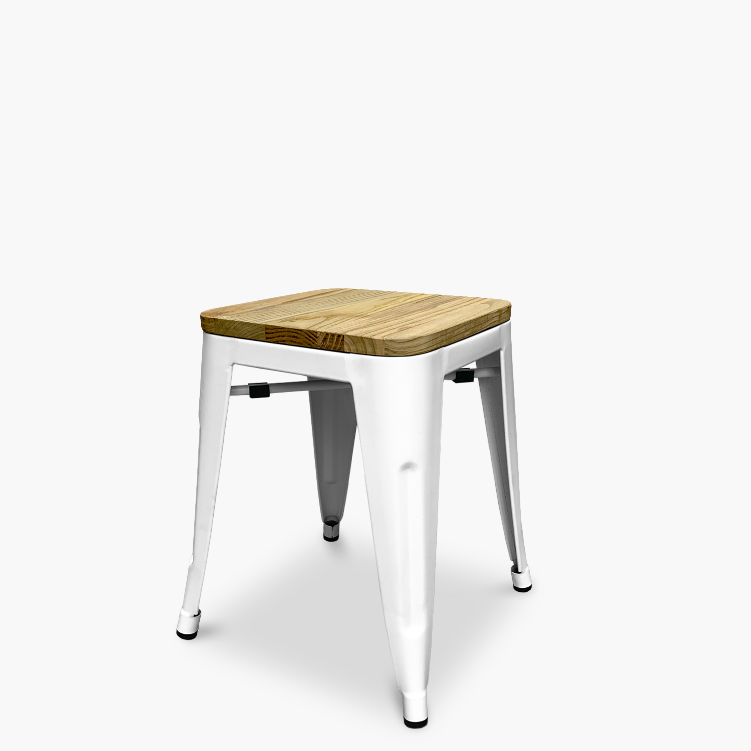 PISO FORM DESIGN BLANCO TOLIX ASIENTO MADERA - 2