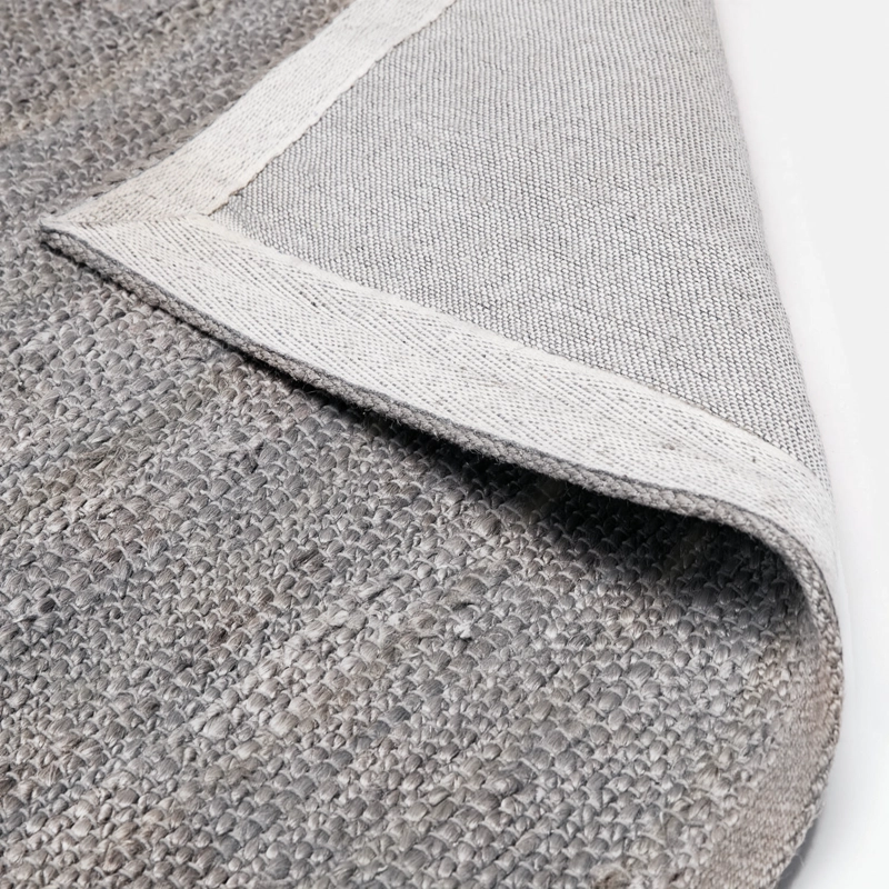 ALFOMBRA FORM DESIGN YUTE SAHARA GRIS OSCURO NATURAL 170 X 240 CM - 1