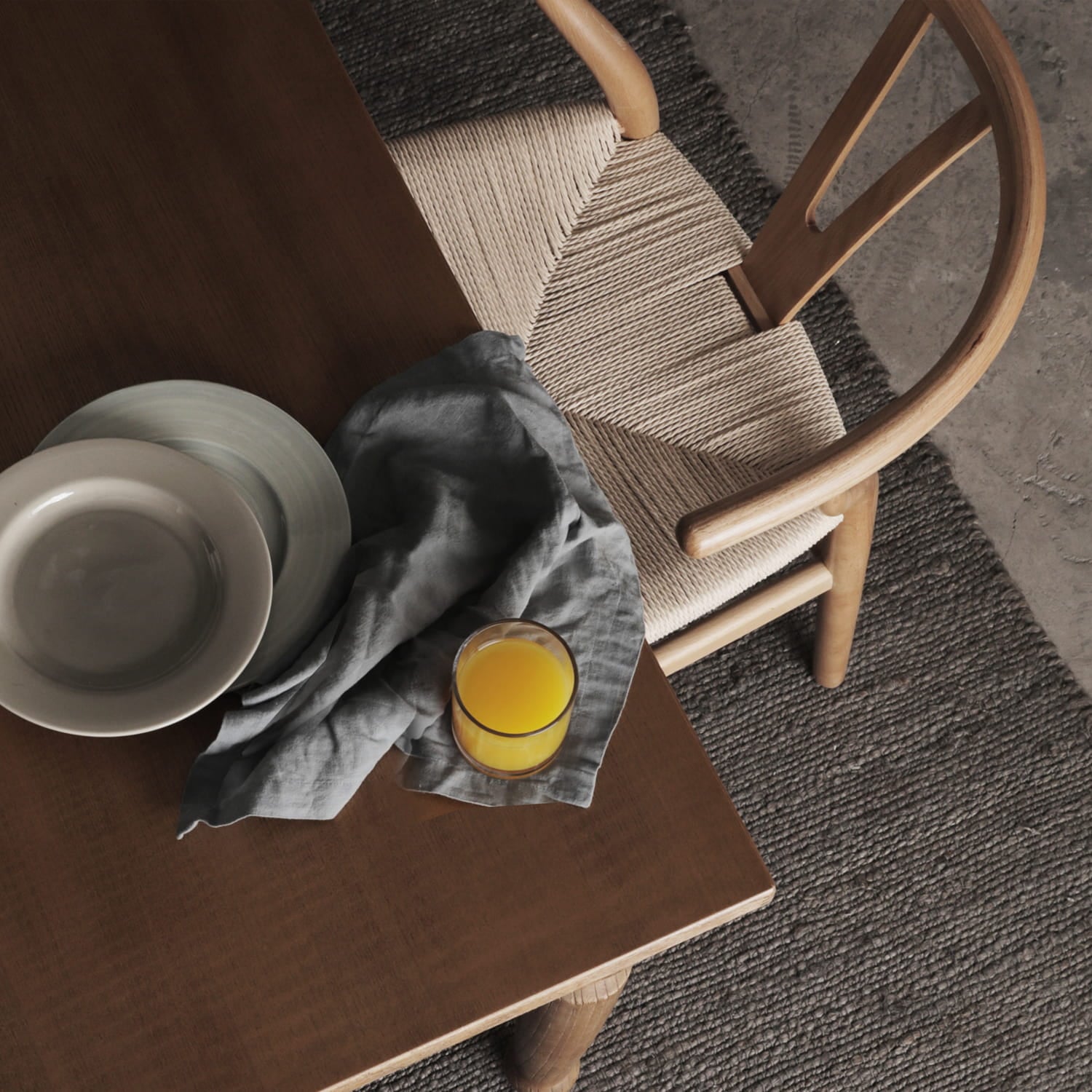 ALFOMBRA FORM DESIGN YUTE SAHARA GRIS OSCURO NATURAL 170 X 240 CM - 2