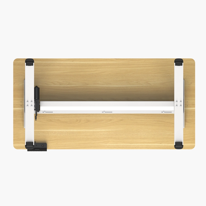 ESCRITORIO FORM DESIGN HOME OFFICE ORION ELÉCTRICO NATURAL ACERO - 5
