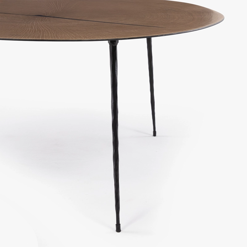 MESA DE CENTRO FORM DESIGN AMY 35 ROBLE METAL - 7