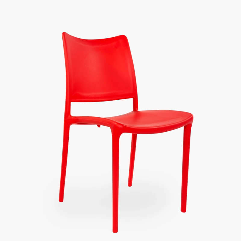 SILLA FORM DESIGN PLÁSTICO ROJO EXTERIOR TODI - 3