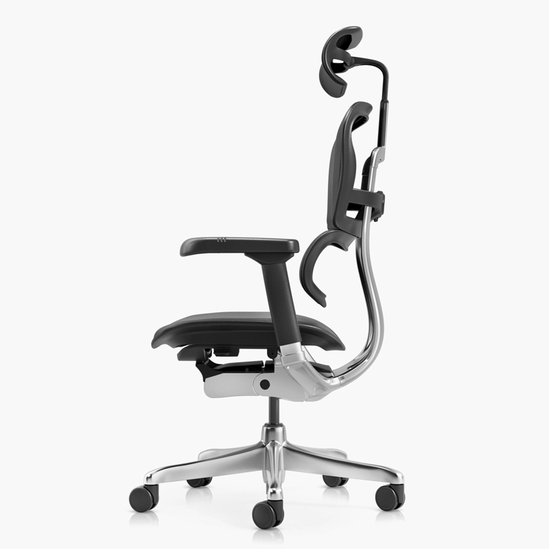 SILLA FORM OFFICE ALUMINIO NEGRO ERGOHUMAN ELITE 2 CUERO - 5