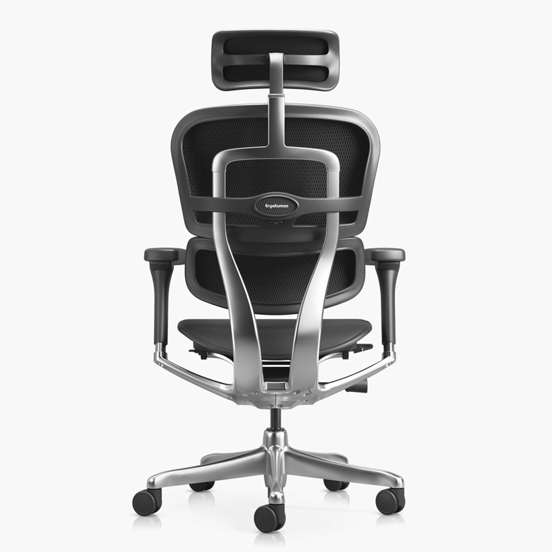 SILLA FORM OFFICE ALUMINIO NEGRO ERGOHUMAN ELITE 2 CUERO - 9