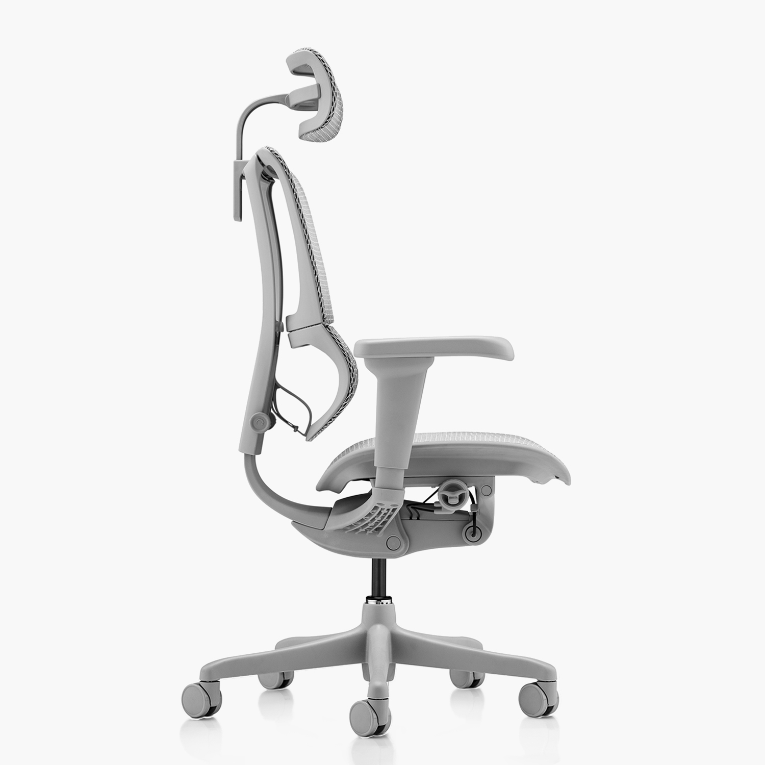 SILLA FORM OFFICE GRIS CLARO IOO ULTRA - 4