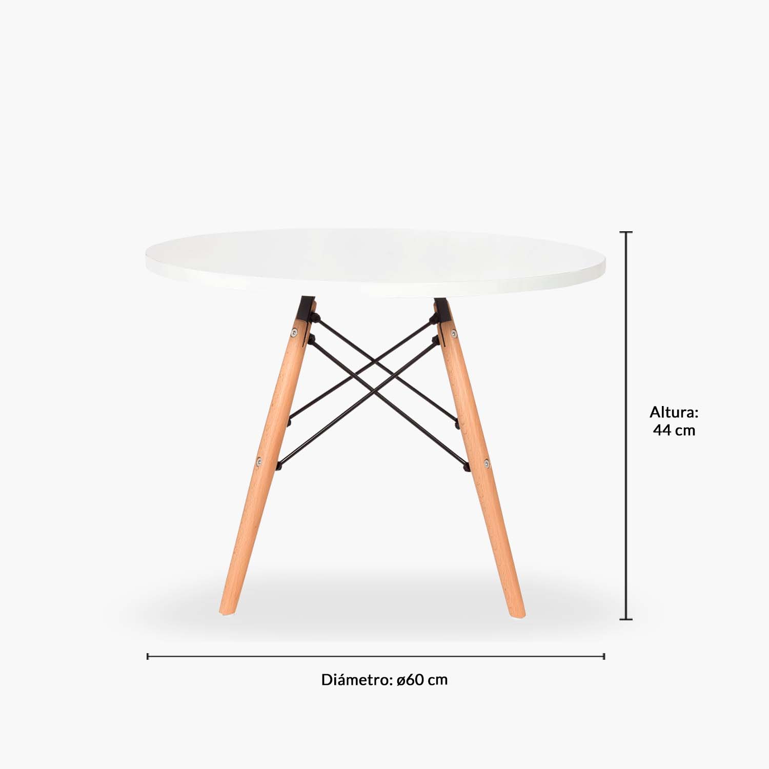 MESA FORM DESIGN NIÑOS EAMES TENDAR RÉPLICA MADERA - 4