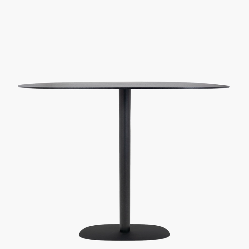MESA FORM DESIGN CUADRADA STEEL NEGRA METAL - 3