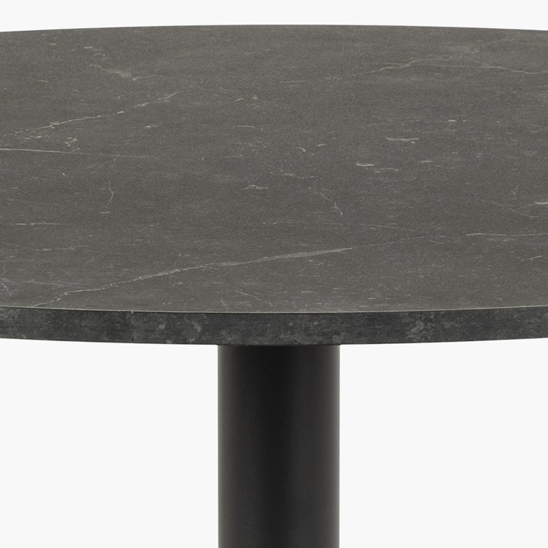 MESA COMEDOR FORM DESIGN MADRID NEGRO METAL - 3