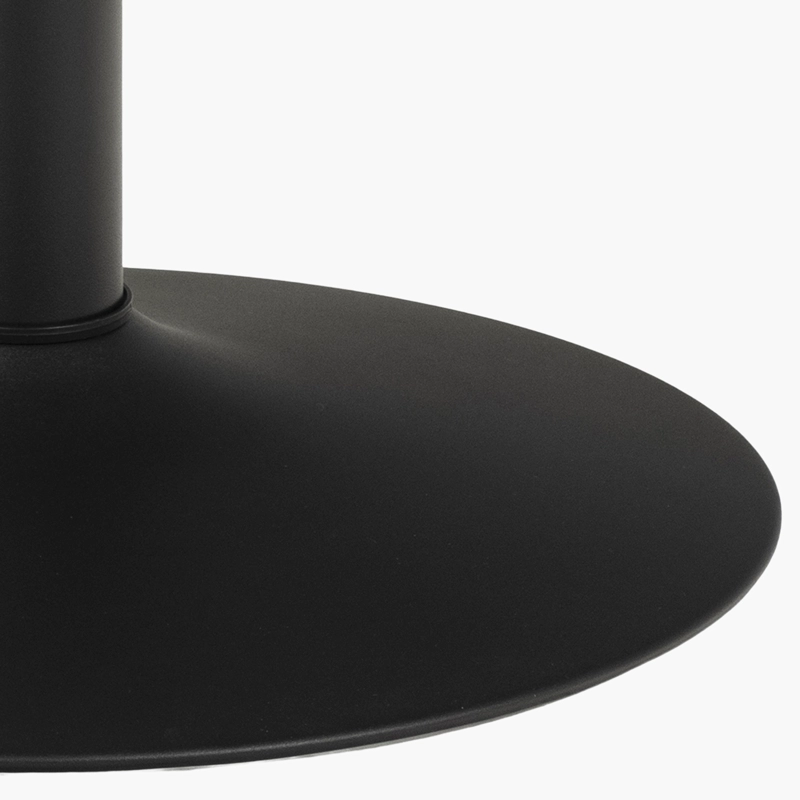 MESA COMEDOR FORM DESIGN MADRID NEGRO METAL - 4