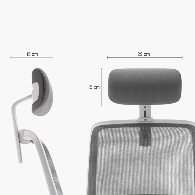 CABECERO FORM OFFICE GRIS SILLA LOTTO - 5