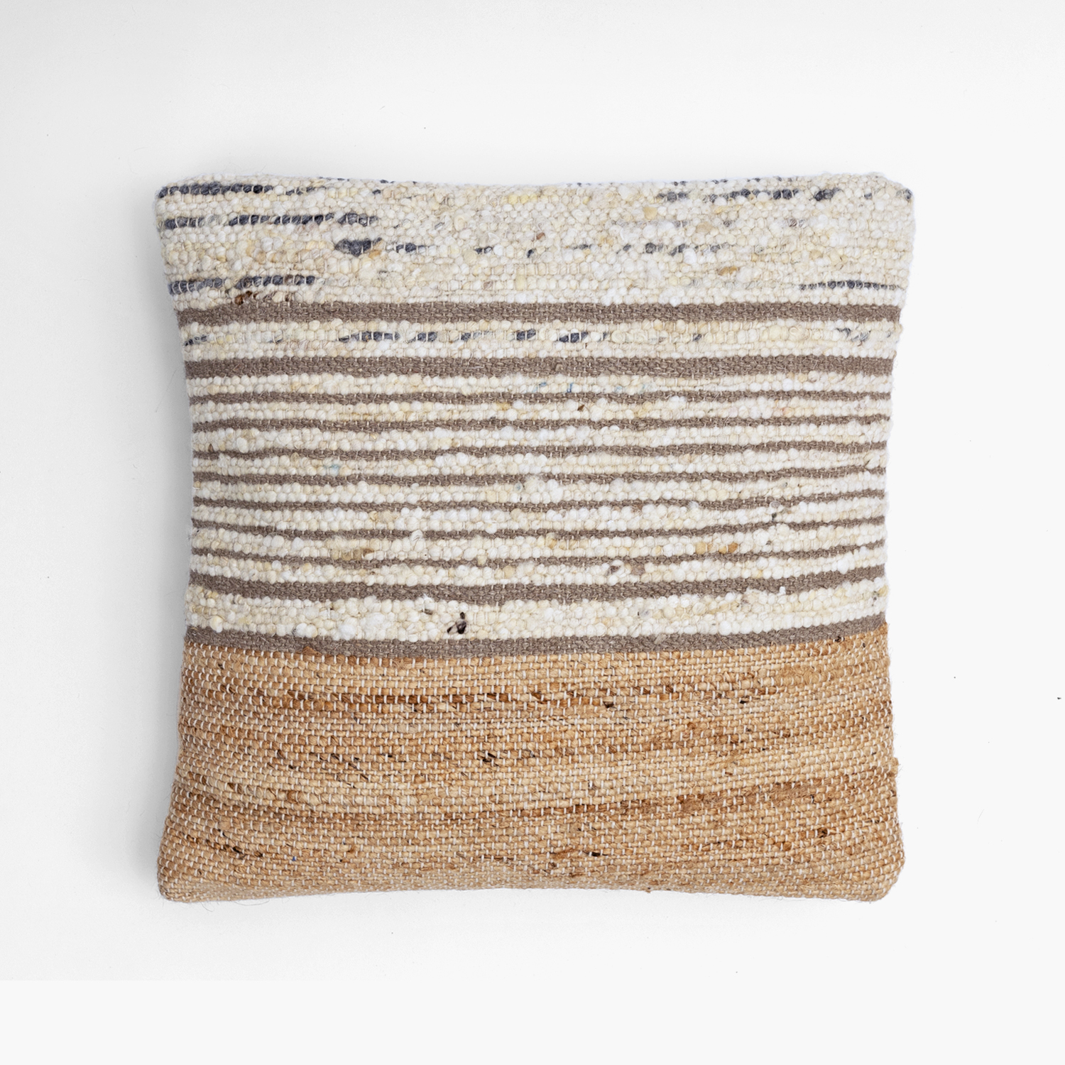 COJÍN FORM DESIGN YUTE/LANA CIPRÉS DESIGN 45 X 45 CM CAFÉ - 1