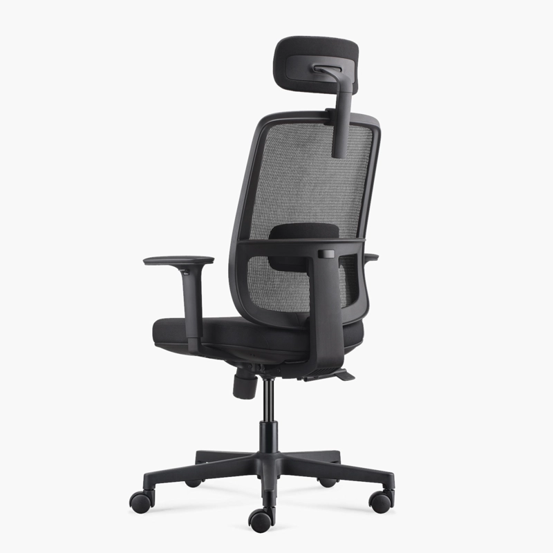 SILLA OFICINA FORM OFFICE NEGRO LOTTO CON CABECERO - 5