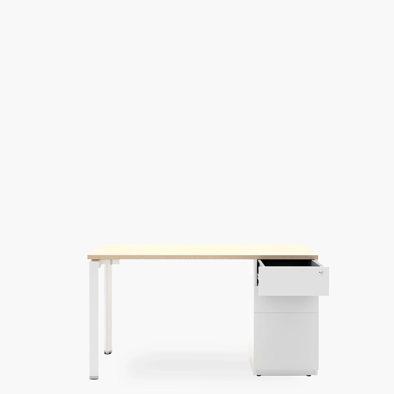 ESCRITORIO FORM OFFICE NEO 140X60 CON CAJONERA METALICA - 1