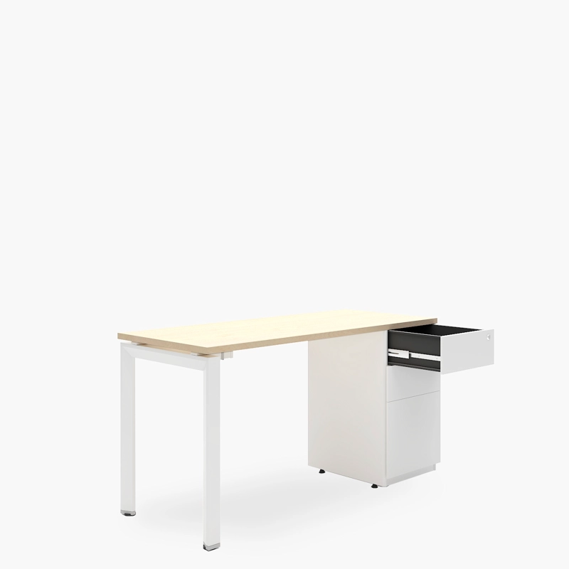 ESCRITORIO FORM OFFICE NEO 140X60 CON CAJONERA METALICA - 2