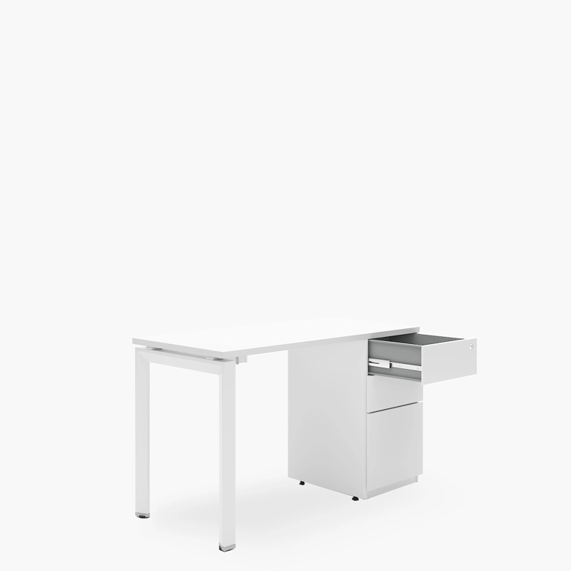 ESCRITORIO FORM OFFICE NEO 120X60 CON CAJONERA METALICA - 3