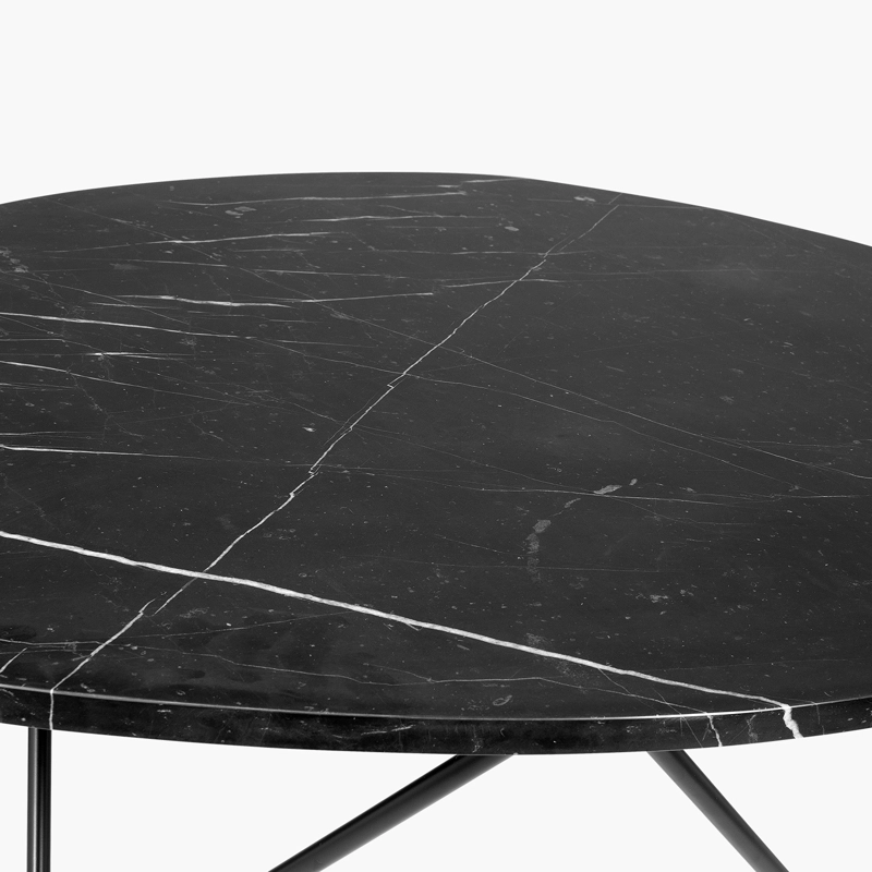 MESA DE CENTRO FORM DESIGN LOUIS MÁRMOL NEGRO METAL - 4