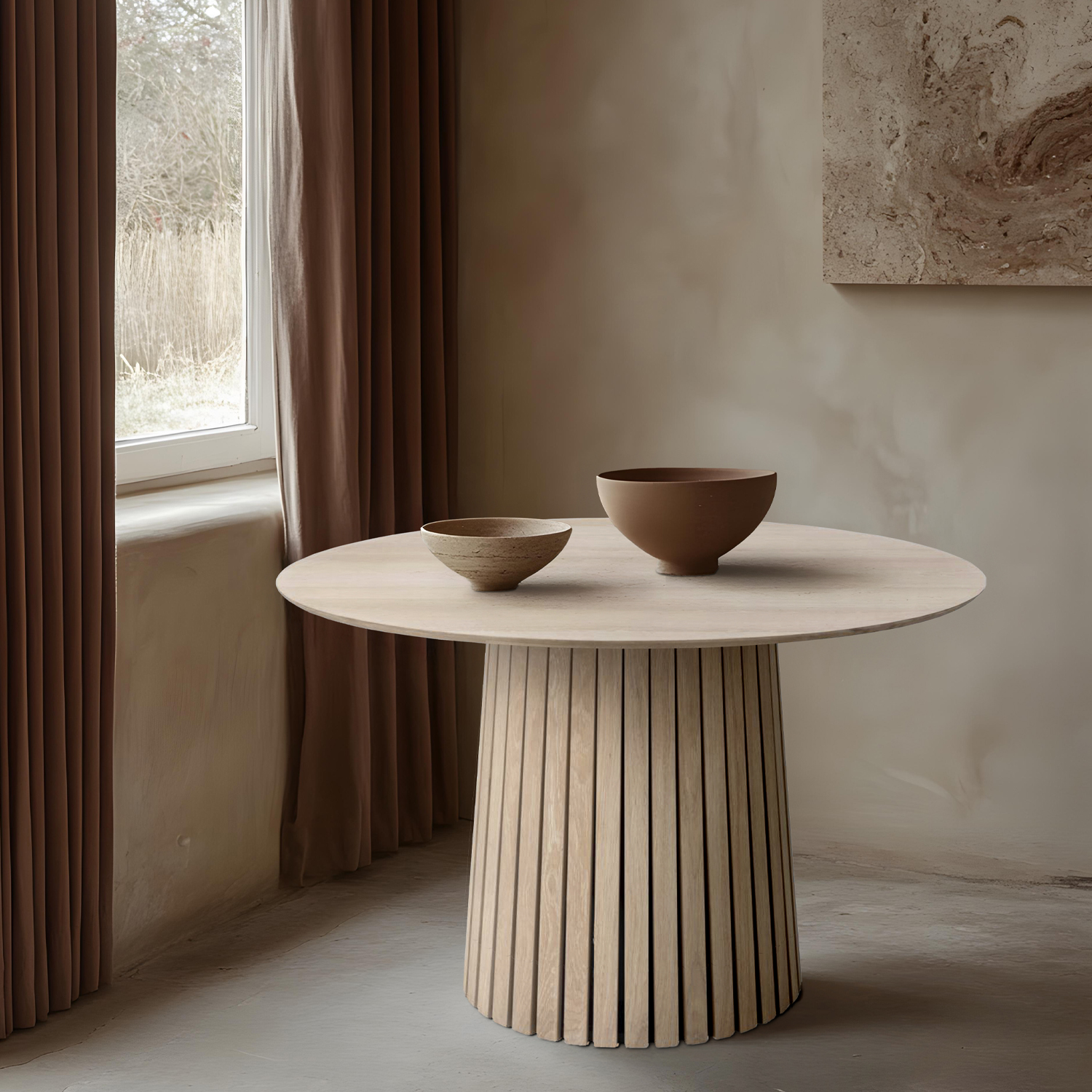 MESA COMEDOR FORM DESIGN CHRIS NATURAL - 7