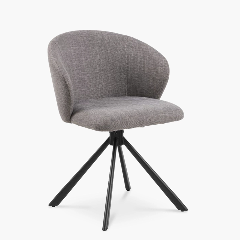 SILLA TAPIZ PRINCETON GRIS FORM - 3