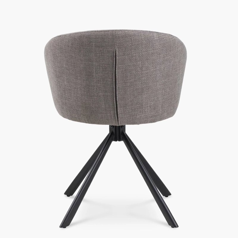 SILLA TAPIZ PRINCETON GRIS FORM - 5
