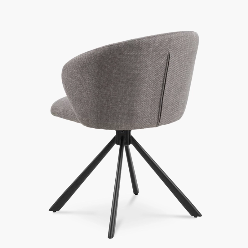 SILLA TAPIZ PRINCETON GRIS FORM - 6