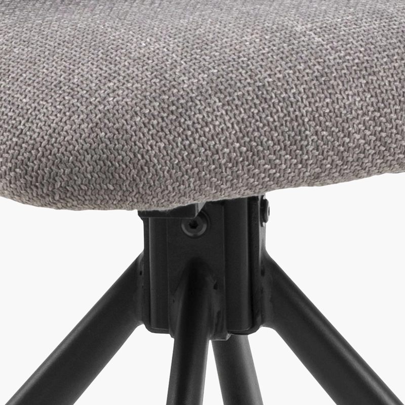 SILLA TAPIZ PRINCETON GRIS FORM - 7