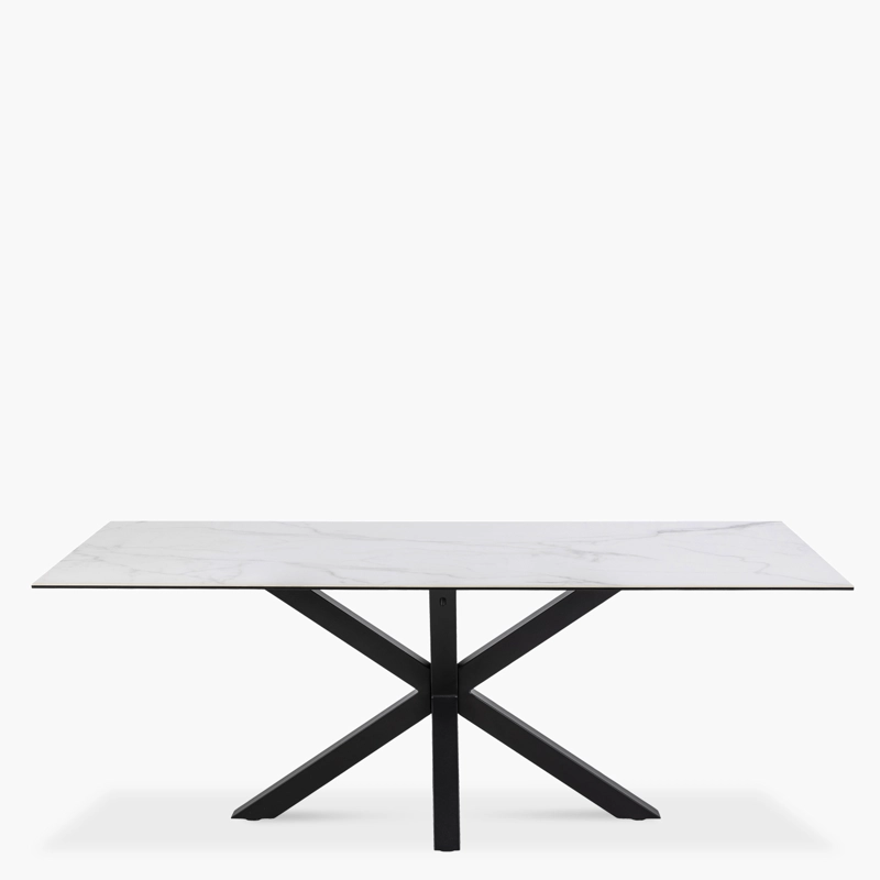 MESA COMEDOR FORM DESIGN HEAVEN BLANCO METAL - 1