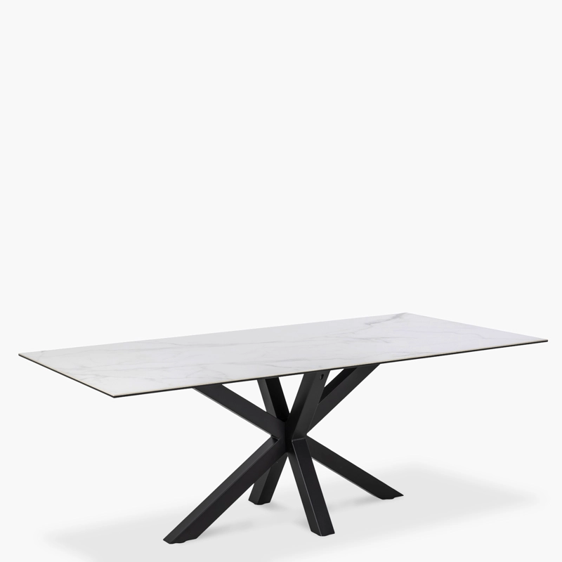 MESA COMEDOR FORM DESIGN HEAVEN BLANCO METAL - 3