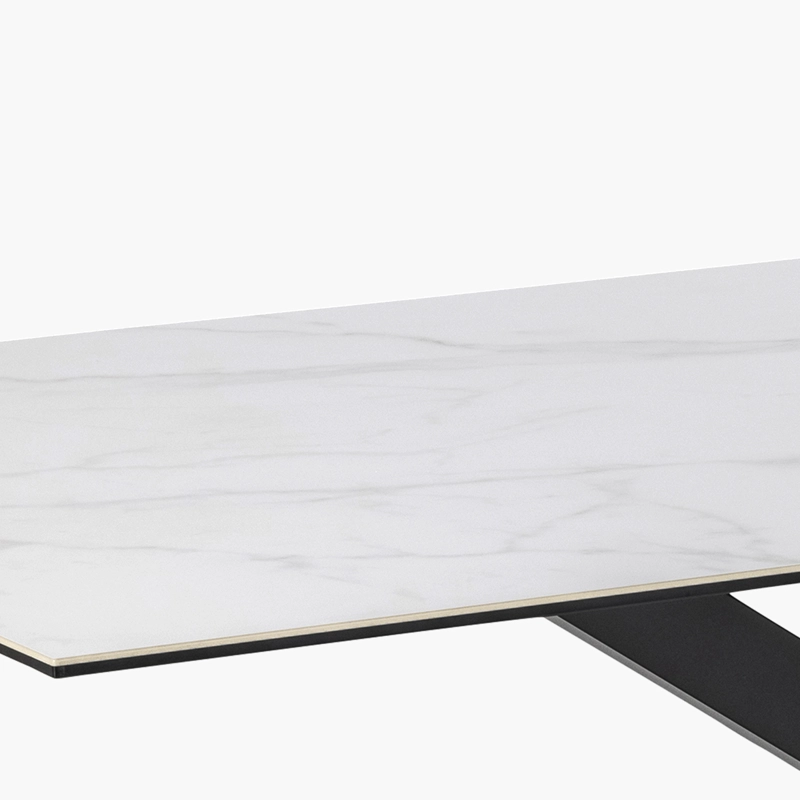 MESA COMEDOR FORM DESIGN HEAVEN BLANCO METAL - 4