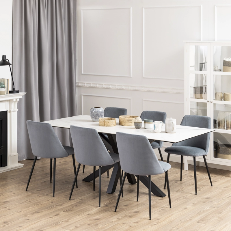 MESA COMEDOR FORM DESIGN HEAVEN BLANCO METAL - 7