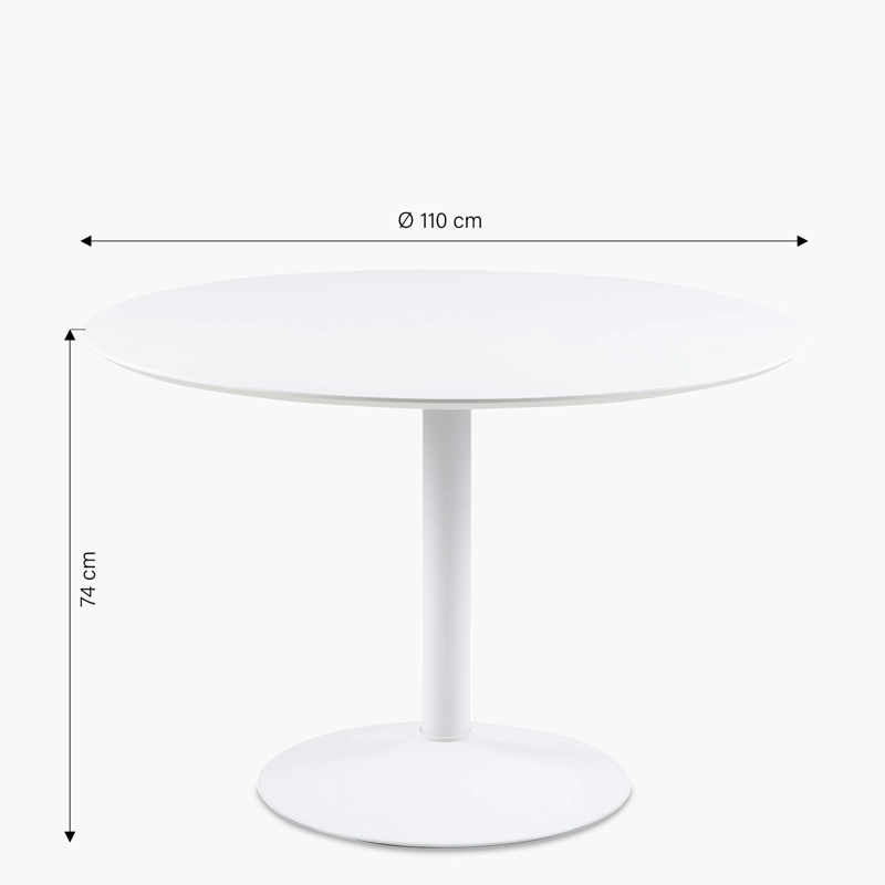 MESA COMEDOR FORM DESIGN MADRID METAL - 5