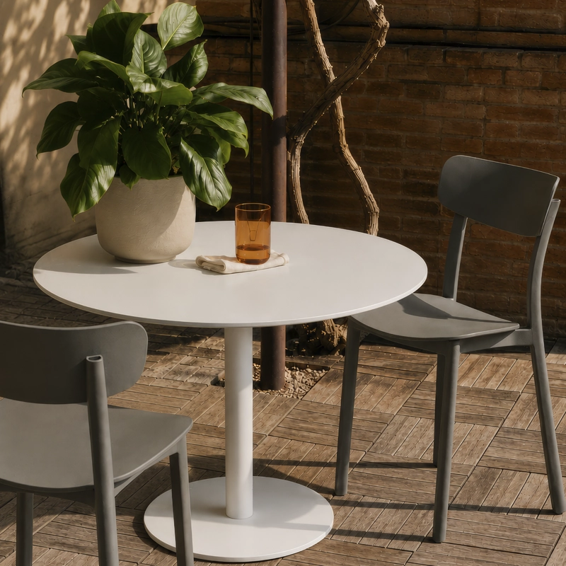 MESA COMEDOR FORM DESIGN MADRID METAL - 7