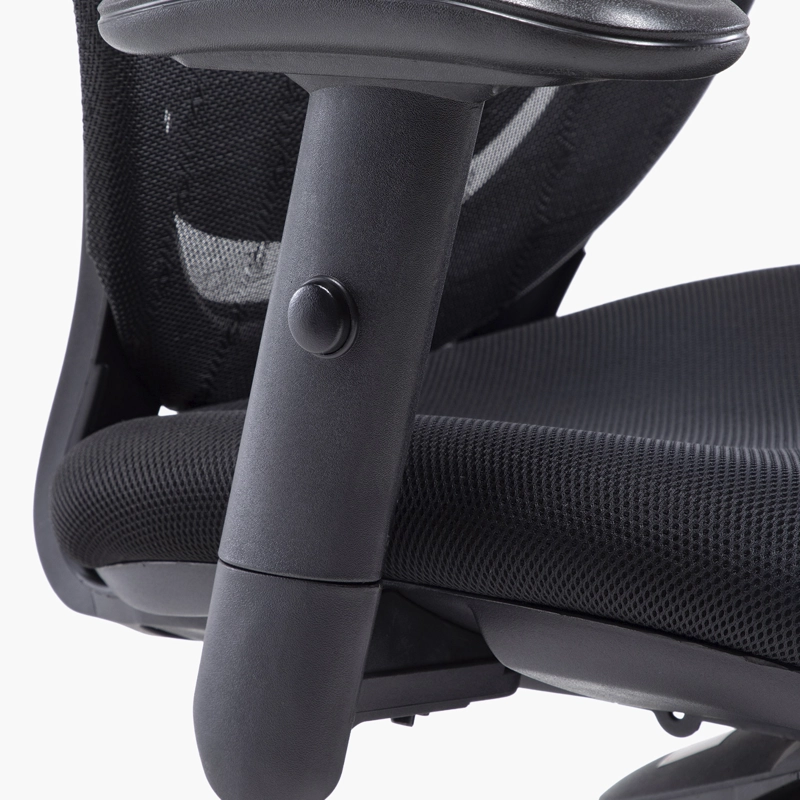 SILLA OFICINA FORM OFFICE NEGRO BLACK BASE NYLON C/CABECERO - 5