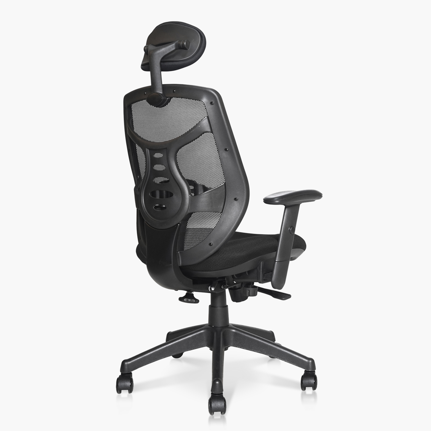 SILLA OFICINA FORM OFFICE NEGRO IDENTITY BASE NYLON C/CABECERO - 4