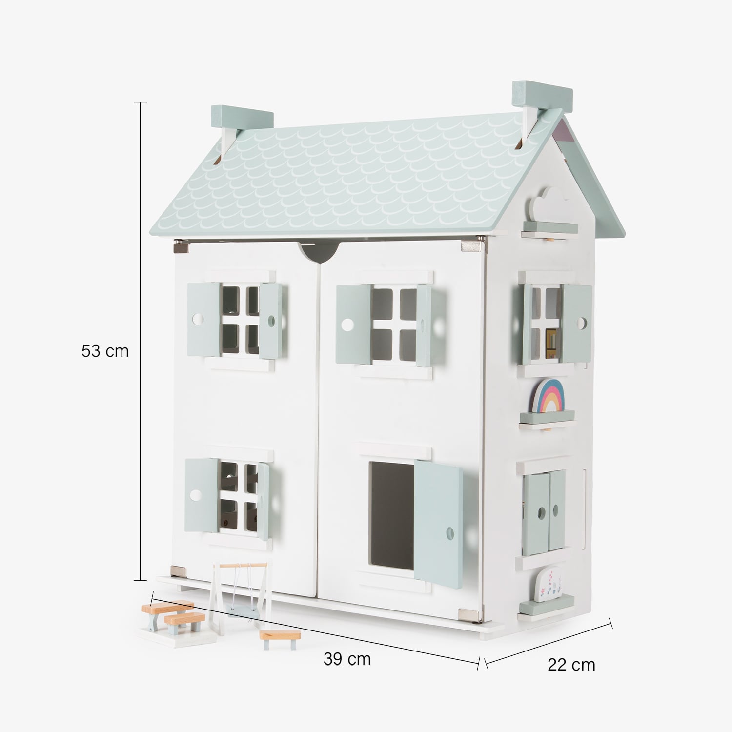 CASITA DE MUÑECAS FORM DESIGN MULTICOLOR INFANTIL DE MADERA LUCÍA FORM - 9