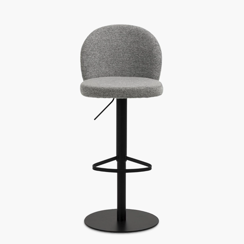 TABURETE TAPIZ PASCALE GRIS FORM