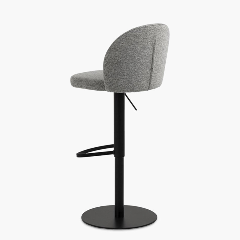 TABURETE TAPIZ PASCALE GRIS FORM - 6