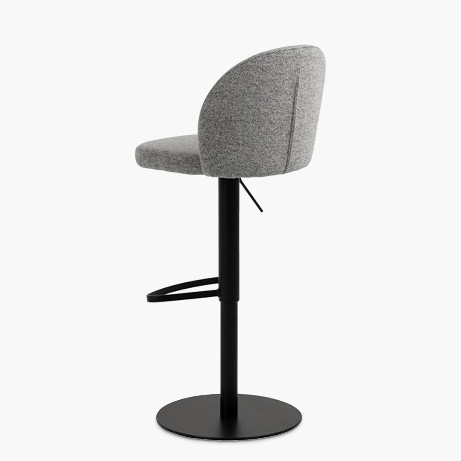 TABURETE TAPIZ PASCALE GRIS FORM - 6