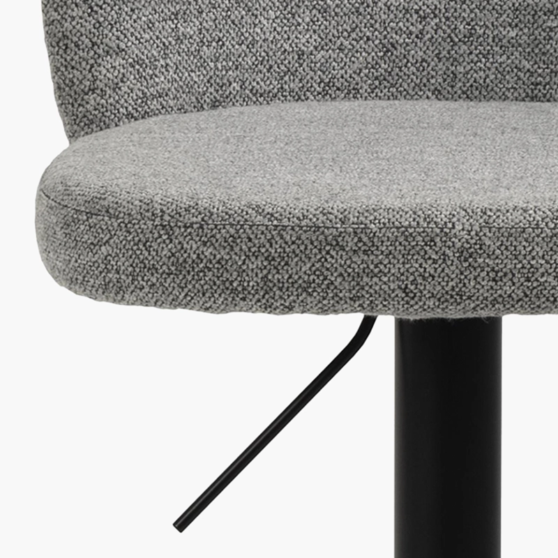TABURETE TAPIZ PASCALE GRIS FORM - 7