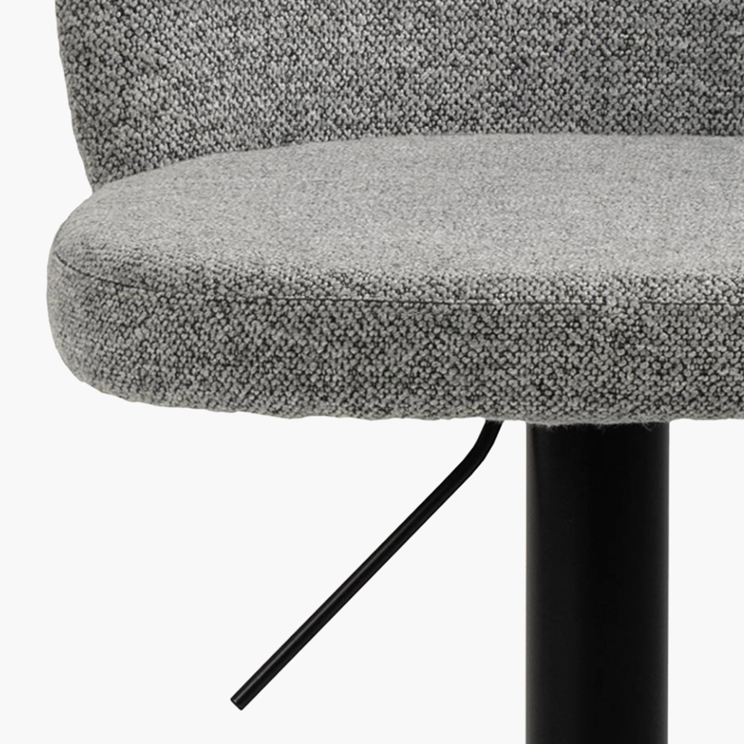 TABURETE TAPIZ PASCALE GRIS FORM - 7