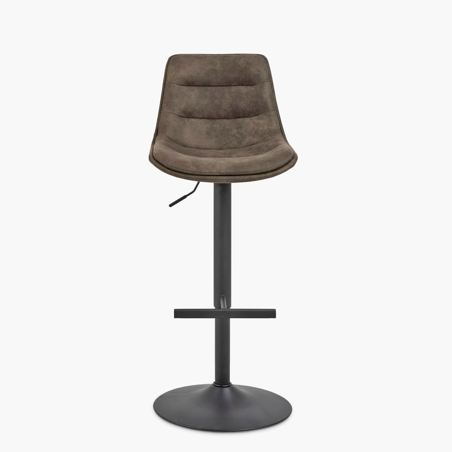 TABURETE TAPIZ ALBERT GRIS FORM - 1