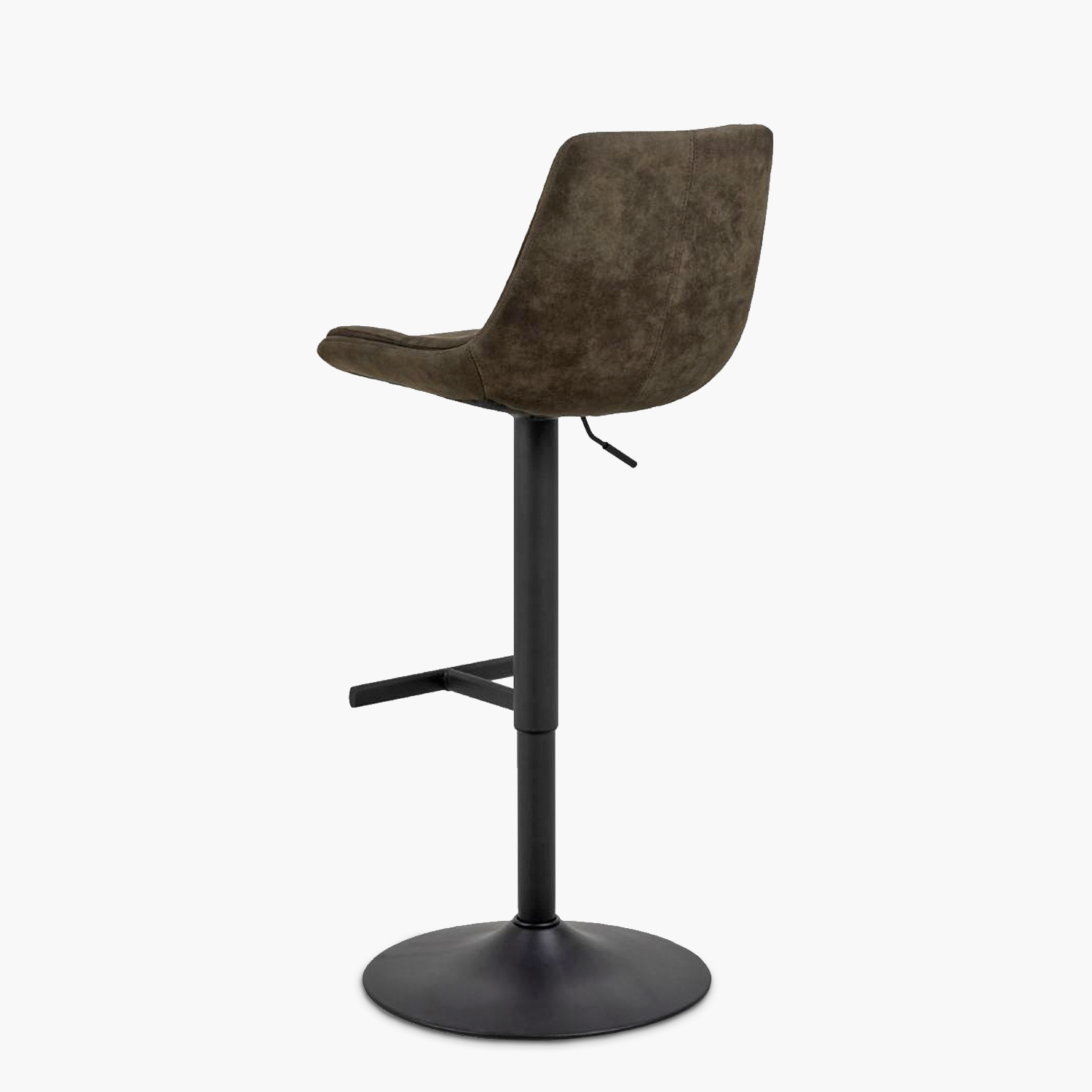TABURETE TAPIZ ALBERT GRIS FORM - 6