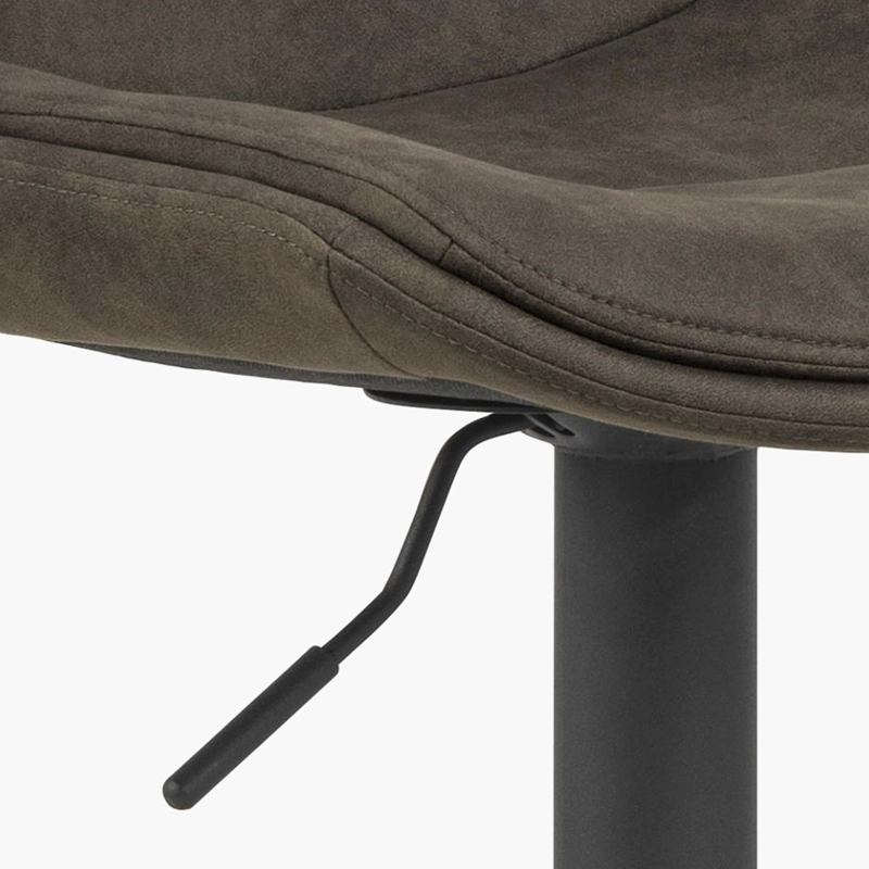 TABURETE TAPIZ ALBERT GRIS FORM - 7