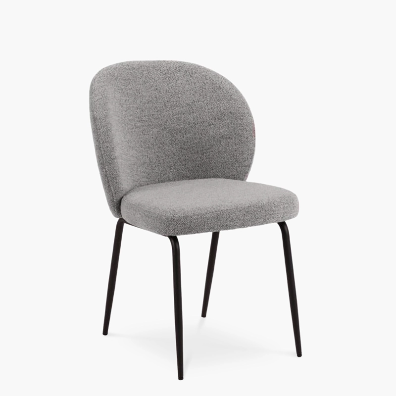 SILLA FORM DESIGN GRIS TAPIZ PASCALE - 1