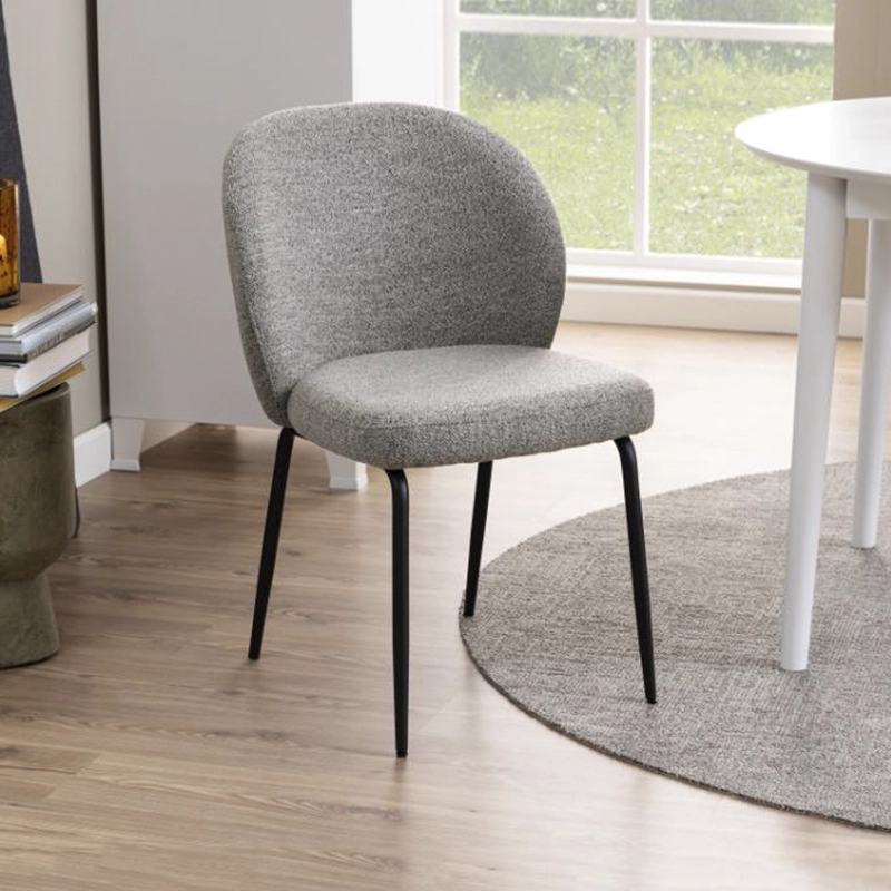 SILLA FORM DESIGN GRIS TAPIZ PASCALE - 9