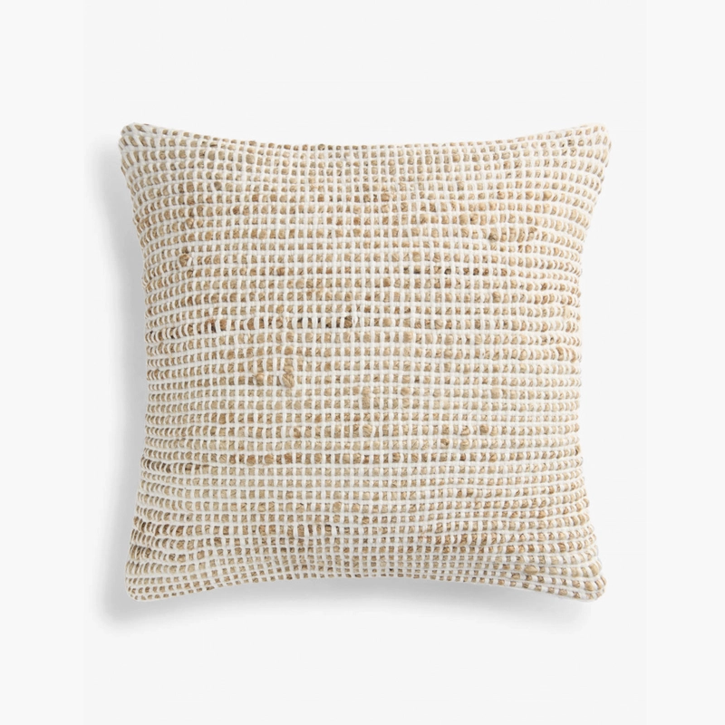 FUNDA COJÍN CALMA HOUSE WEST 45 X 45 CM BLANCO - 1