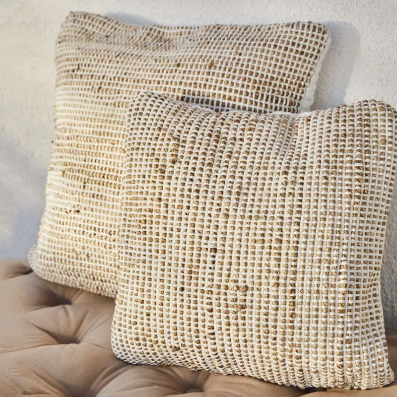 FUNDA COJÍN CALMA HOUSE WEST 45 X 45 CM BLANCO - 5