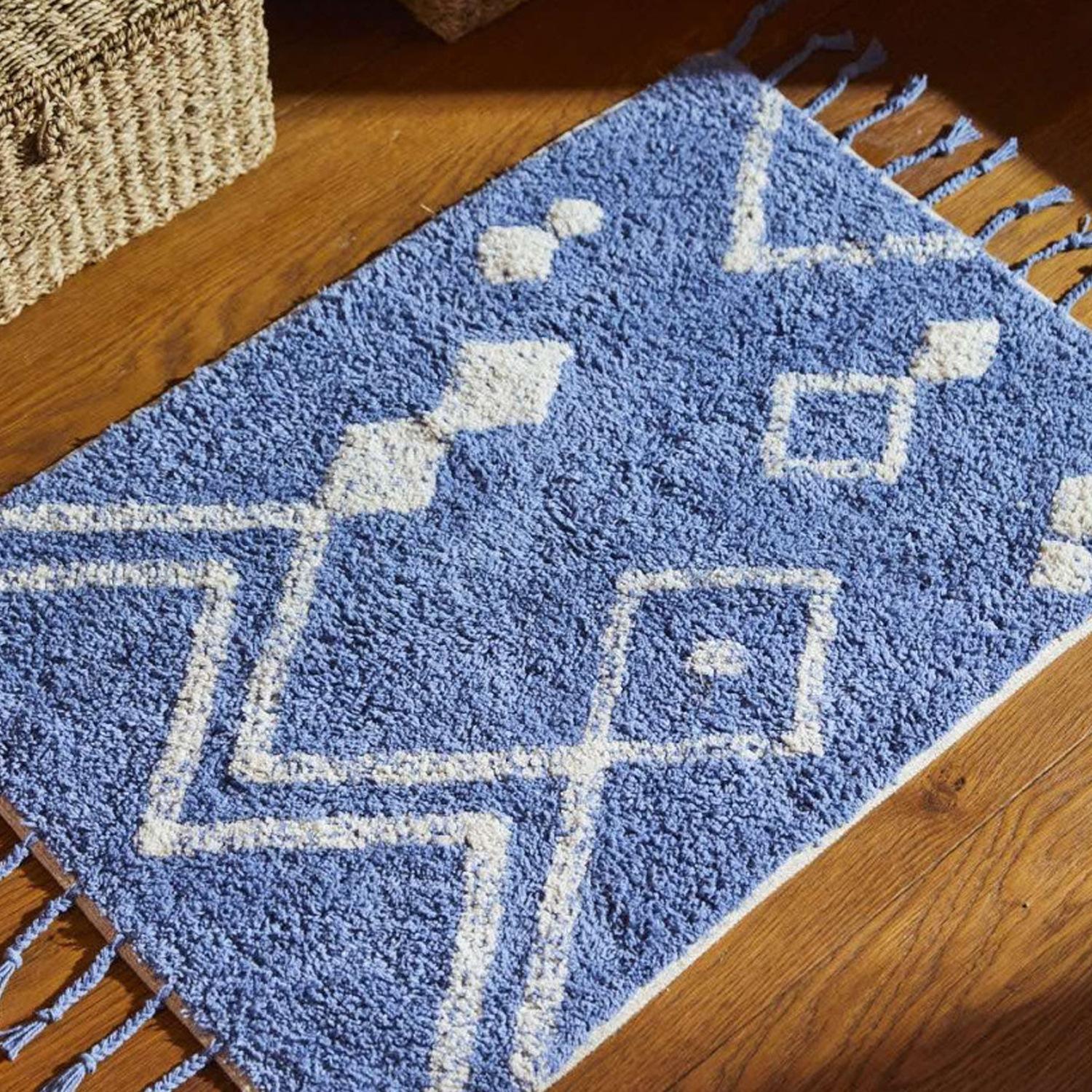 PISO BAÑO CALMA HOUSE FAUVE AZUL NATURAL 50 X 70 CM - 2